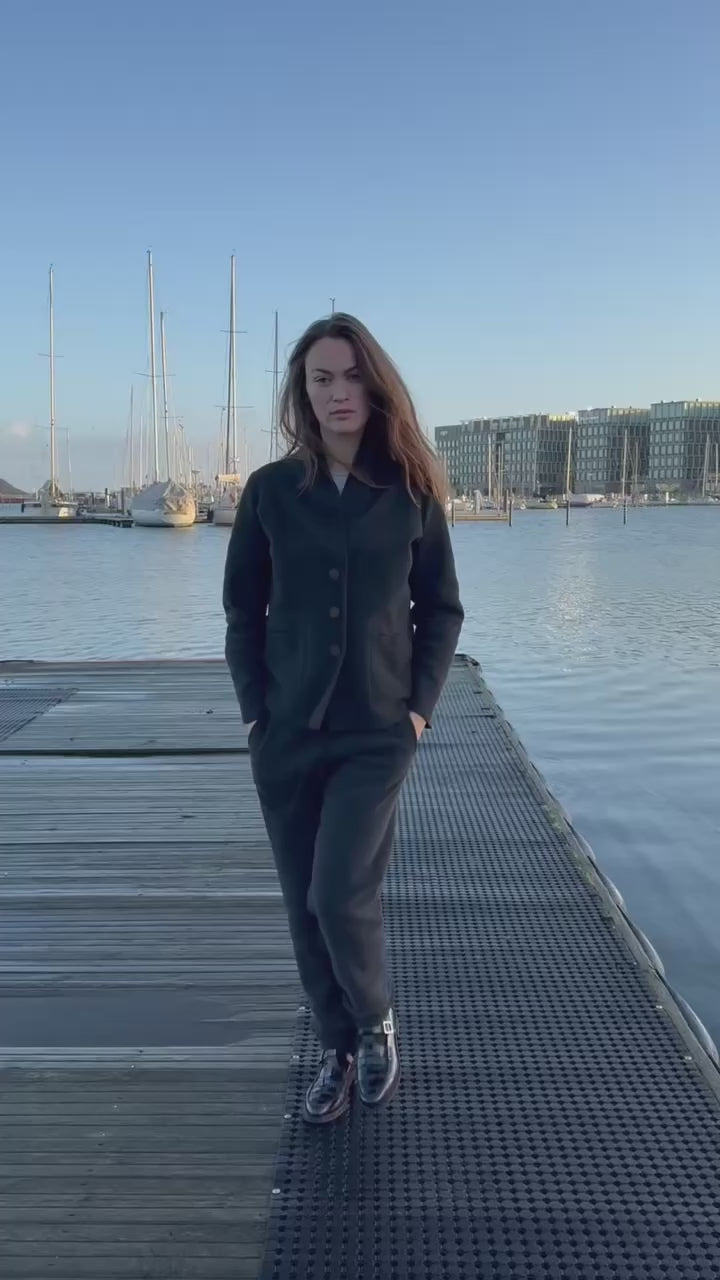HENRIETTE STEFFENSEN COPENHAGEN JOGGING PANTS - 2110 BUKSER SOFT BLACK 914
