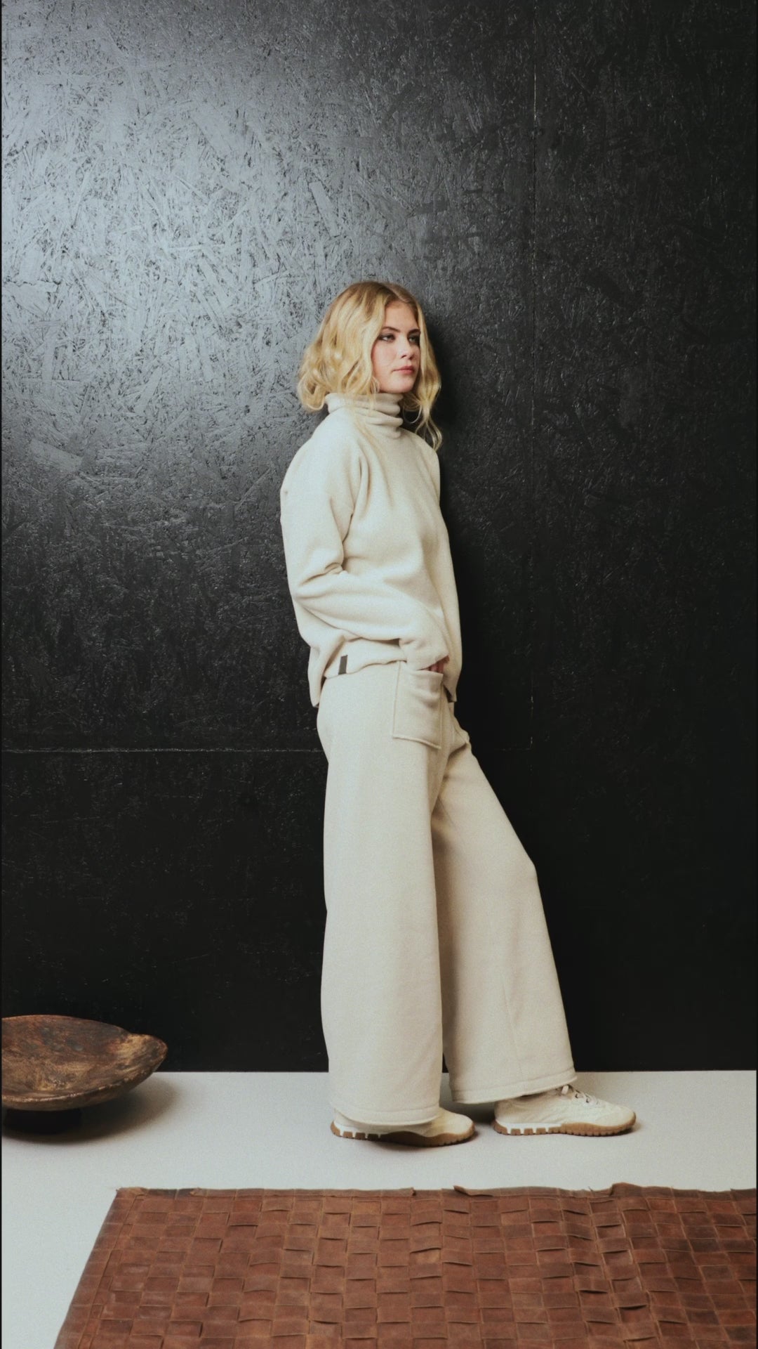 HENRIETTE STEFFENSEN COPENHAGEN FLARE TROUSERS 3/4 LENGTH - 2124 BUKSER KIT 831