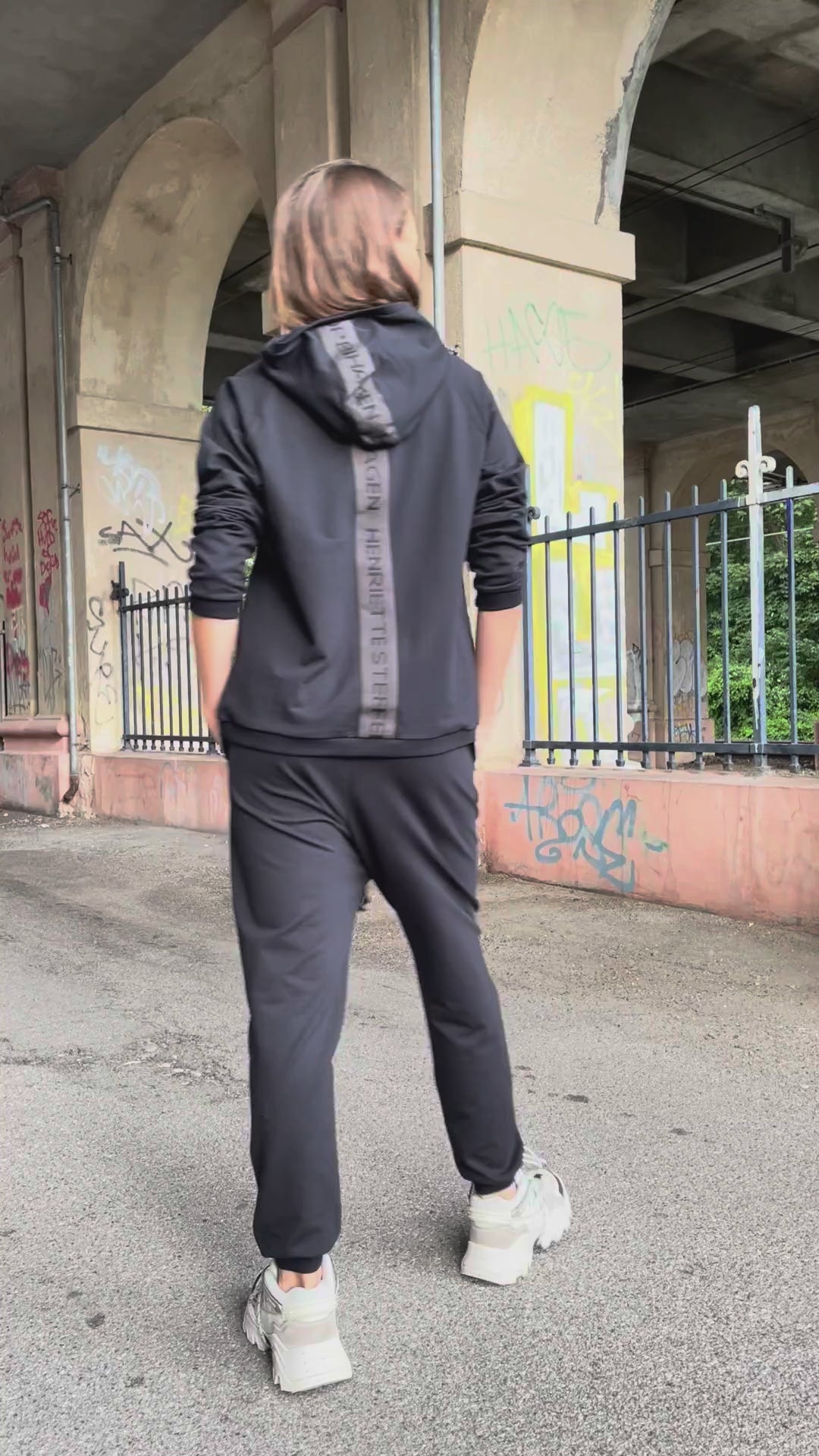 HENRIETTE STEFFENSEN COPENHAGEN BAGGY TROUSERS - 72305 BUKSER BLACK 900