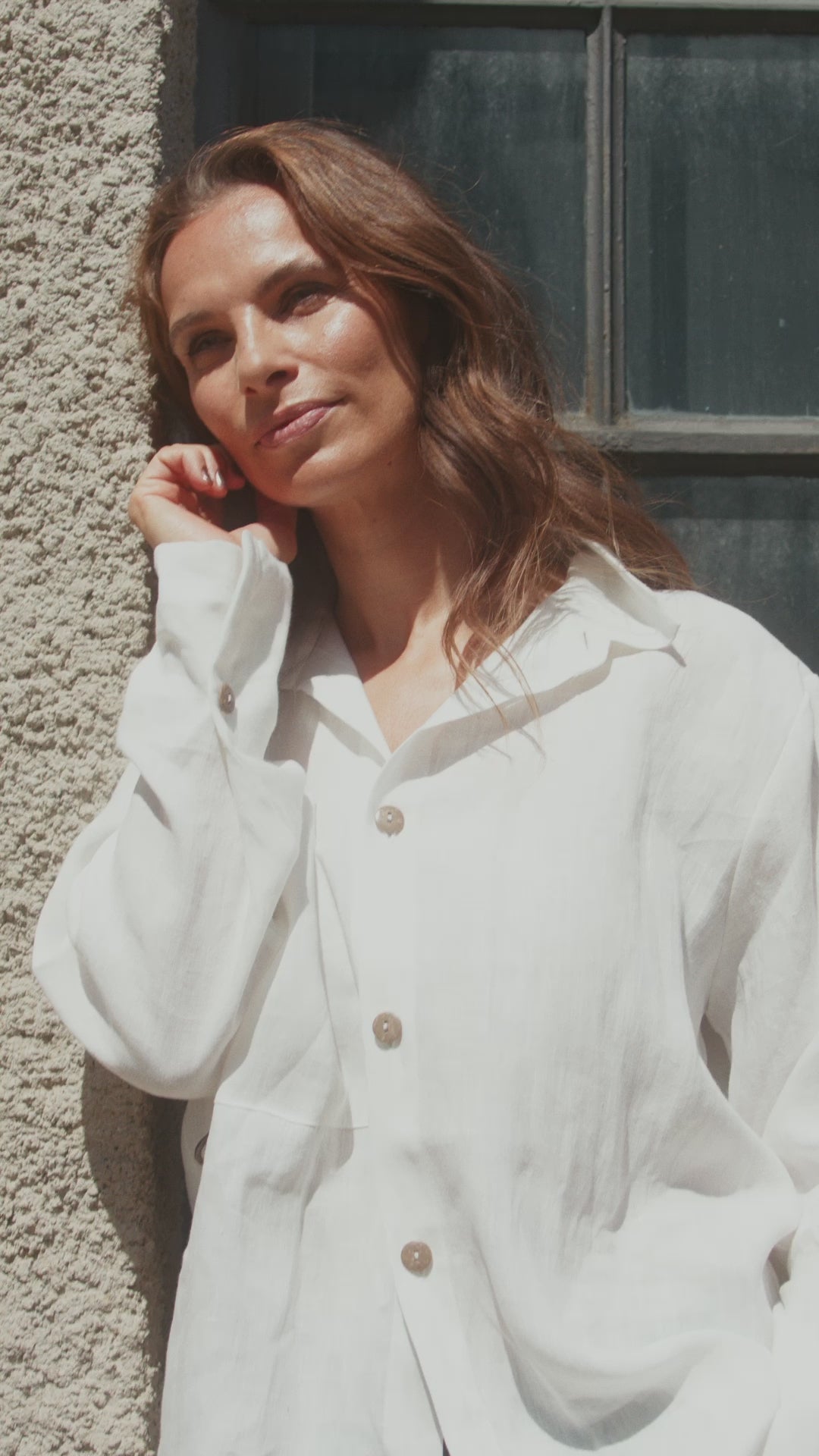 HENRIETTE STEFFENSEN COPENHAGEN SHIRT - 81000 SKJORTE IVORY 888