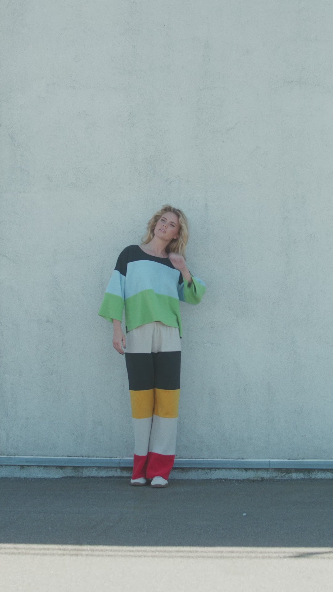 HENRIETTE STEFFENSEN COPENHAGEN RAINBOW FLARE TROUSERS - 2121 BUKSER RAINBOW 899