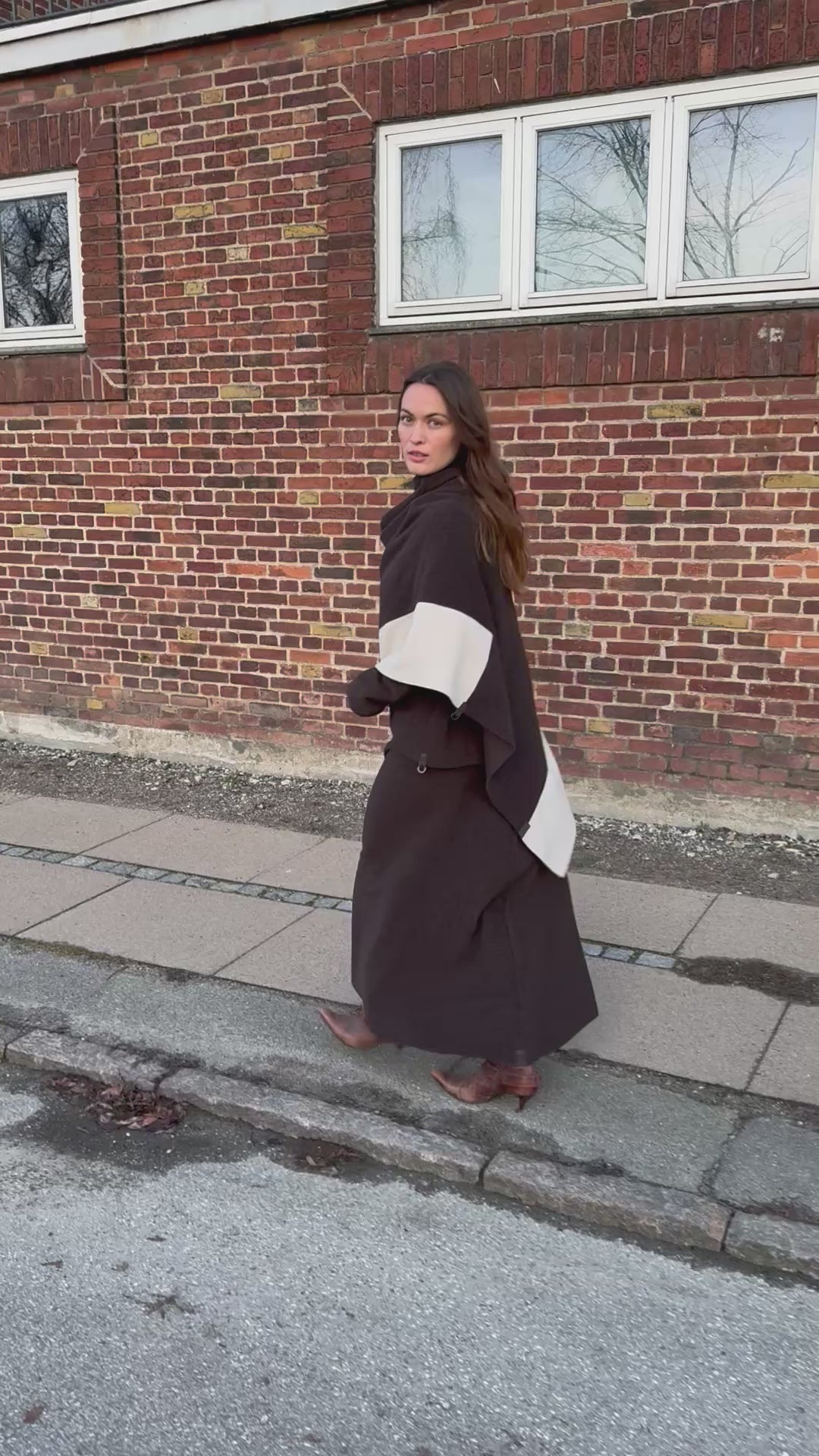 HENRIETTE STEFFENSEN COPENHAGEN SKIRT - 3256 NEDERDELE CHOKOLATE 844