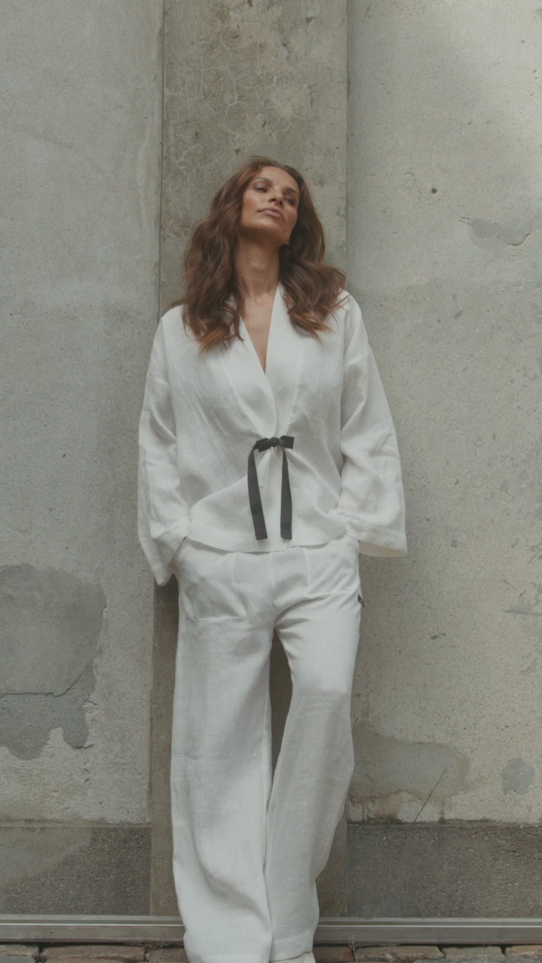 HENRIETTE STEFFENSEN COPENHAGEN TROUSERS - 82001 BUKSER IVORY 888
