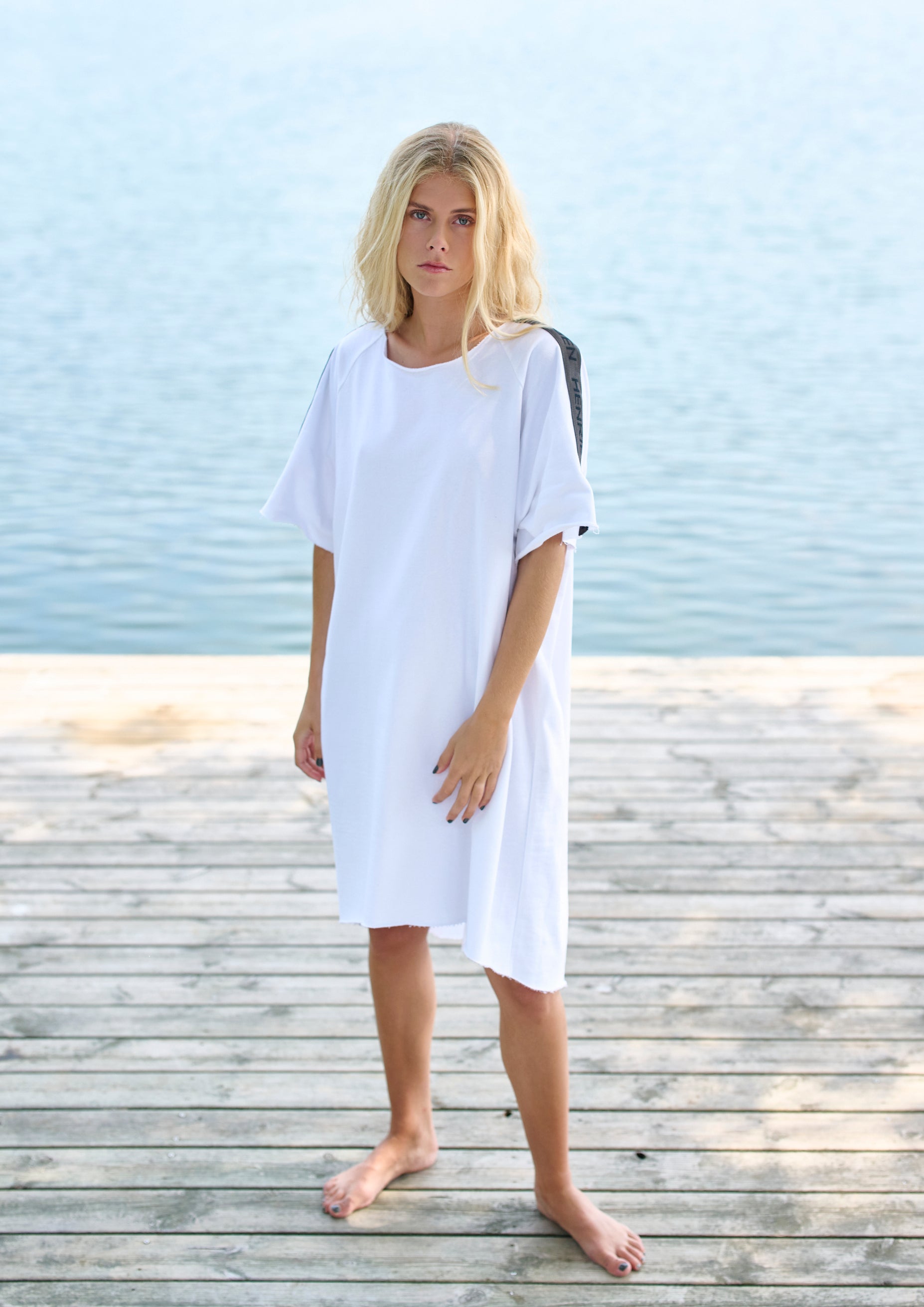 HENRIETTE STEFFENSEN COPENHAGEN DRESS - 73401 DRESS cotton WHITE 816
