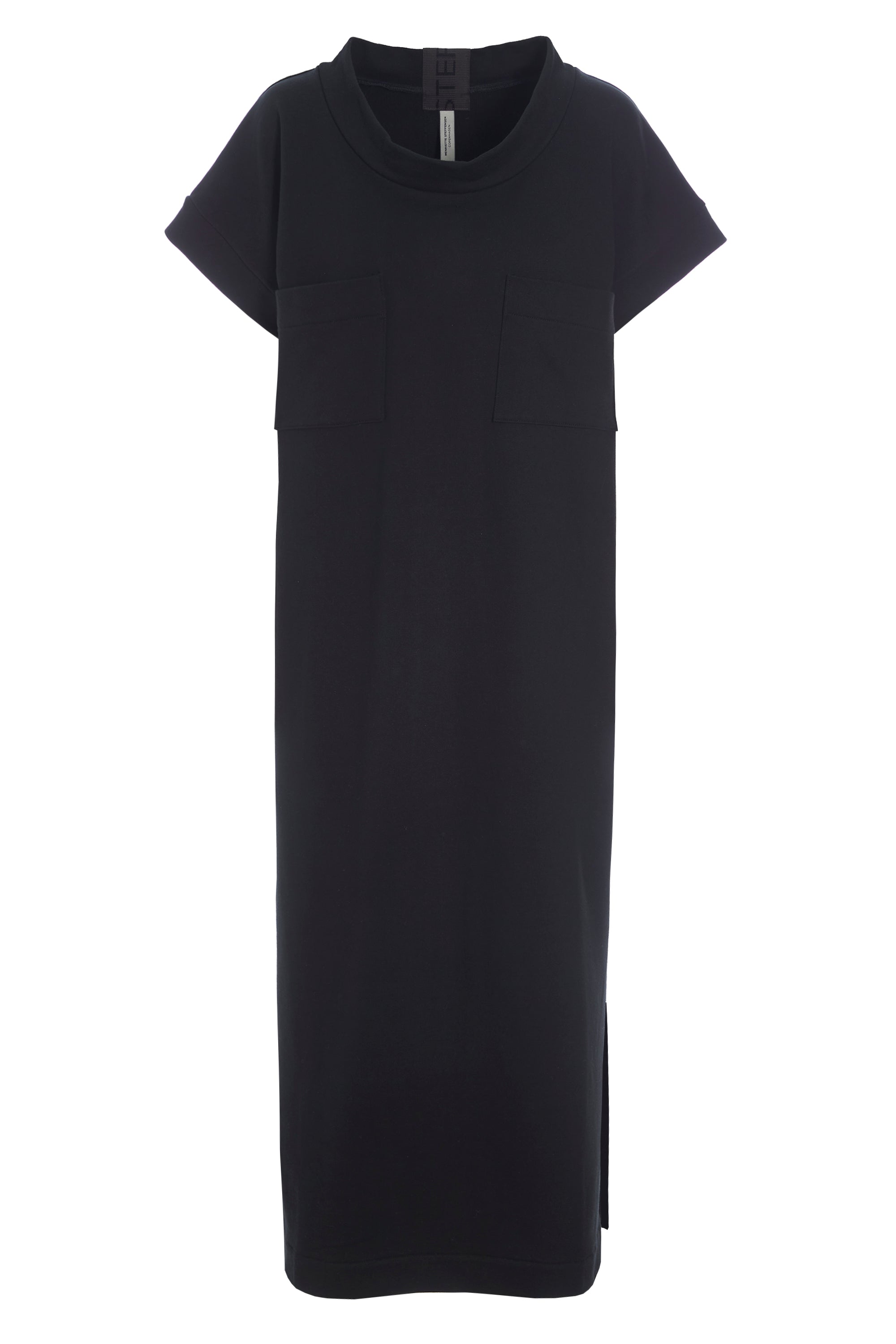 HENRIETTE STEFFENSEN COPENHAGEN LONG DRESS - 73402 DRESS cotton BLACK 900